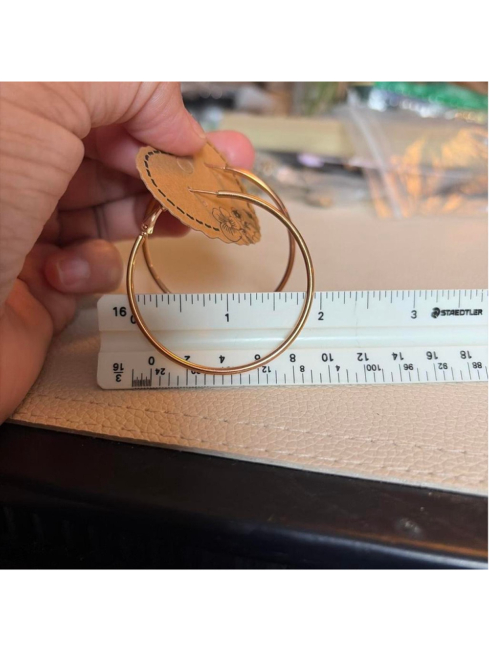 Gold / Copper tone hoop earrings with a boho vibe #boho #gold